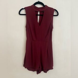 Kendall & Kylie Burgundy Romper